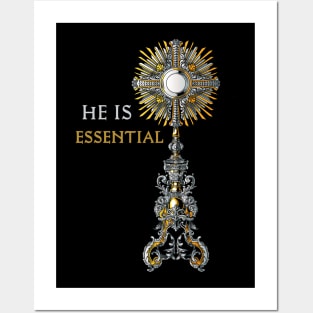 Catholic Monstrance Holy Mass Posters and Art